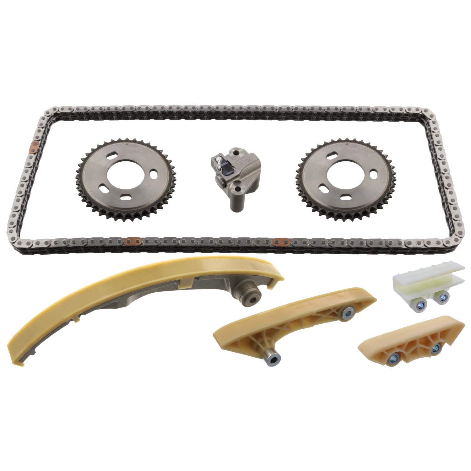 febi bilstein 170970 Steuerkettensatz für Nockenwelle, mit Gleitschienen und Kettenspanner, 1 Stück febi bilstein 170970 Steuerkettensatz für Nockenwelle, mit Gleitschienen und Kettenspanner, 1 Stück von febi bilstein