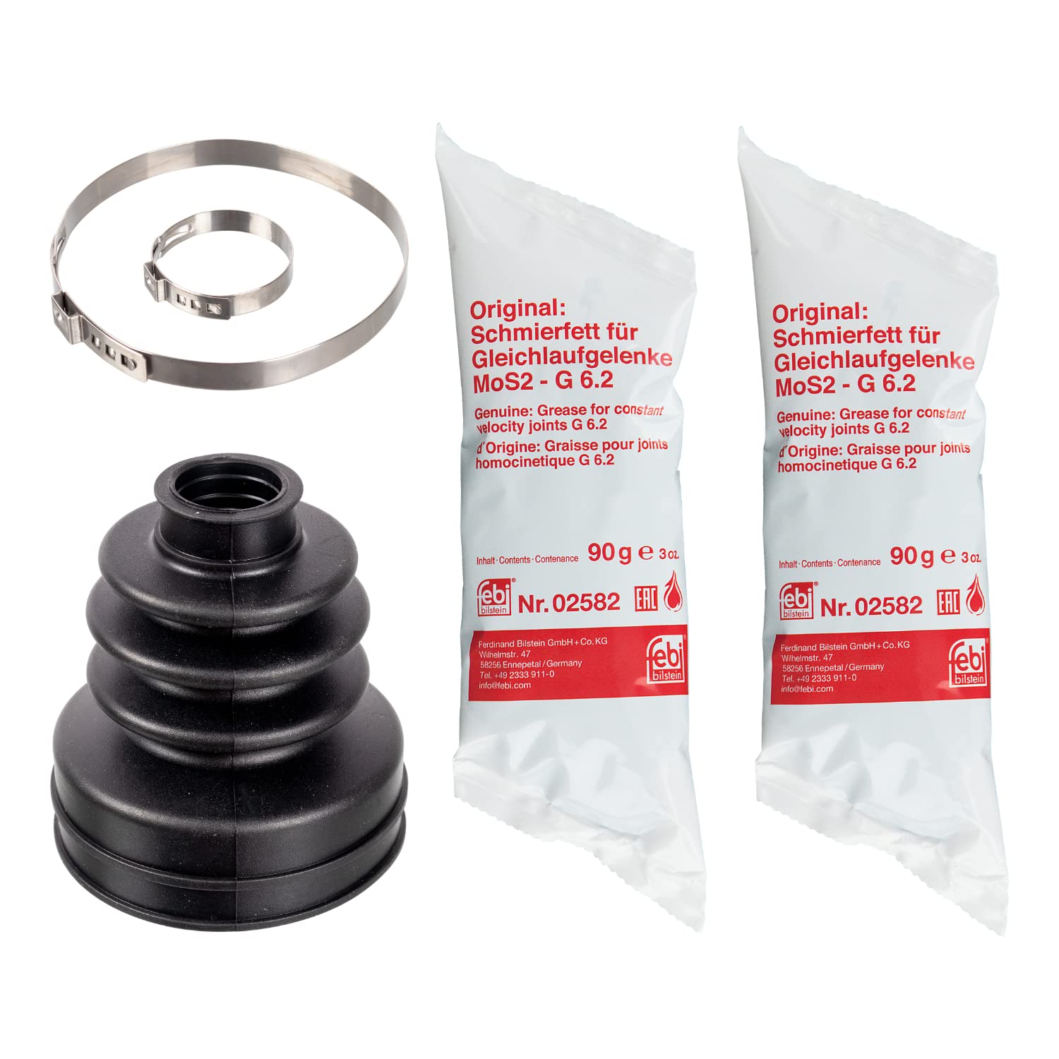 Febi Bilstein 171745 Gummi Achsmanschettensatz, 99mm Länge Febi Bilstein 171745 Gummi Achsmanschettensatz, 99mm Länge von febi bilstein