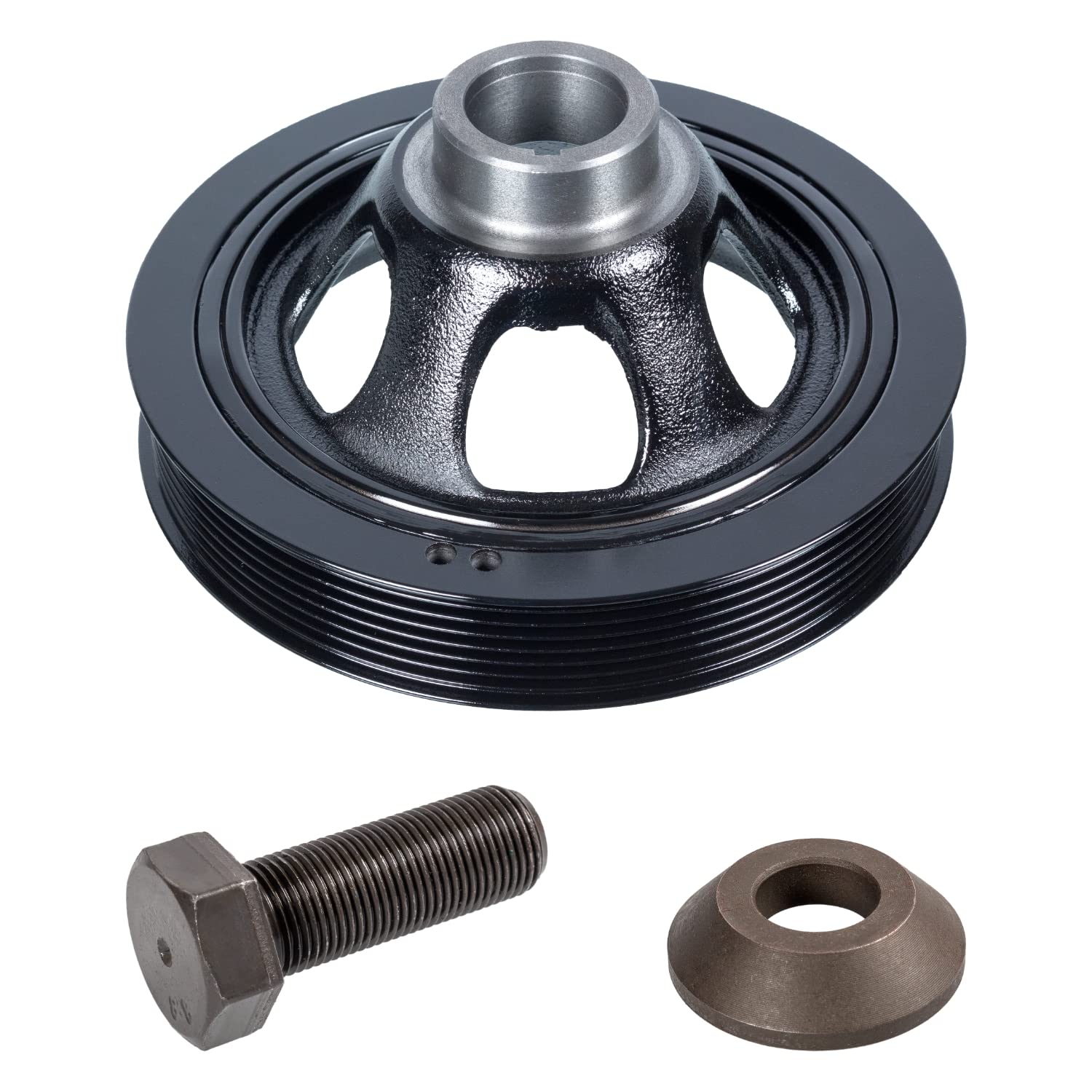 febi bilstein 171925 Riemenscheibe für Kurbelwelle, mit Schraube und Scheibe, 1 Stück febi bilstein 171925 Riemenscheibe für Kurbelwelle, mit Schraube und Scheibe, 1 Stück von febi bilstein