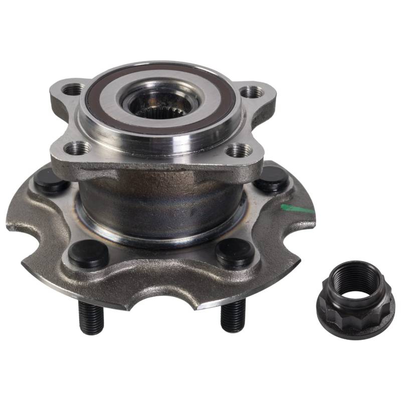febi bilstein 172773 Radlagersatz mit Radnabe und ABS-Impulsring, 1 Stück von febi bilstein