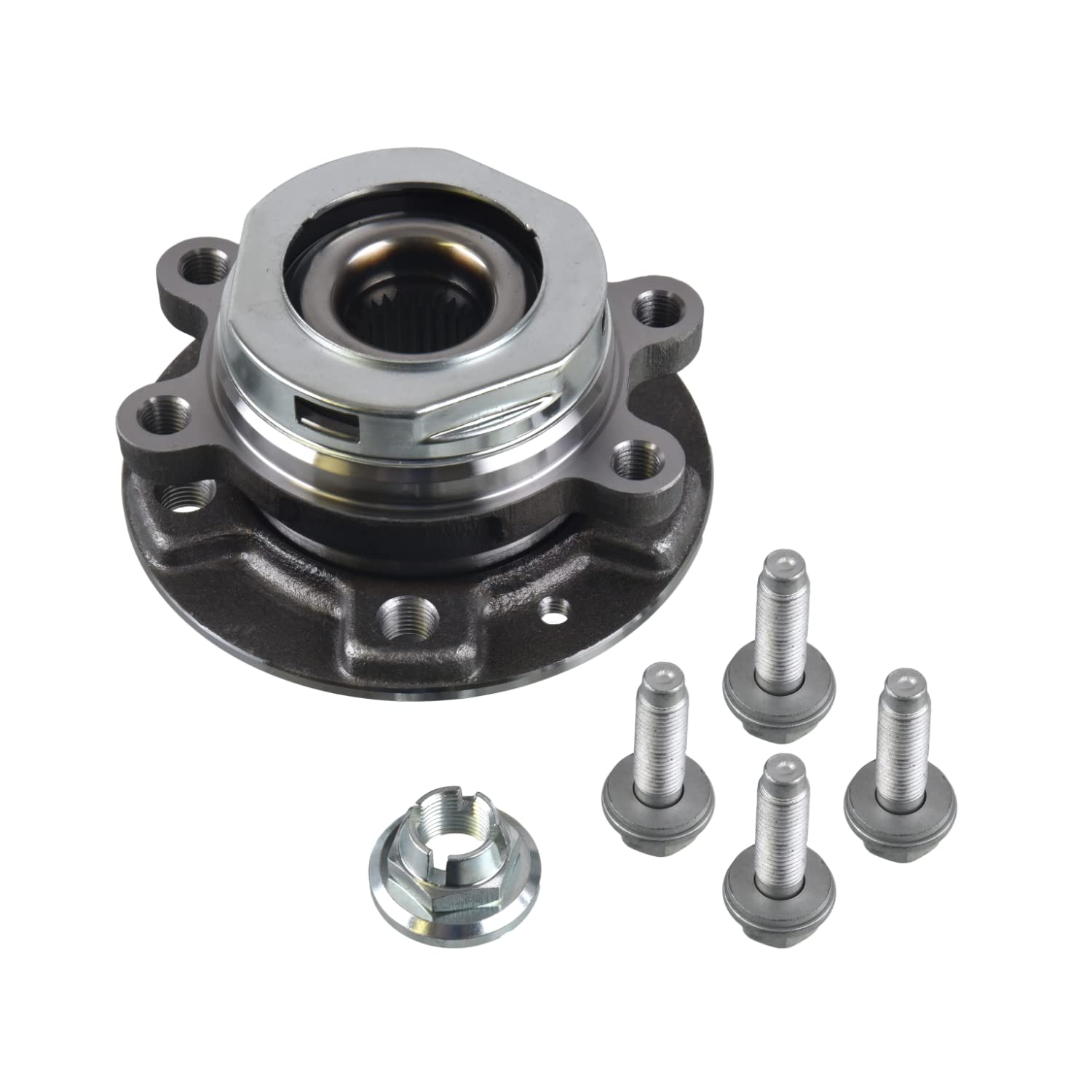 febi bilstein 175094 Radlagersatz mit Achsmutter und Befestigungsschrauben, 1 Stück febi bilstein 175094 Radlagersatz mit Achsmutter und Befestigungsschrauben, 1 Stück von febi bilstein