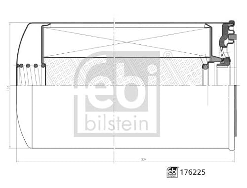 febi bilstein 176225 Kraftstofffilter, 1 Stück von febi bilstein