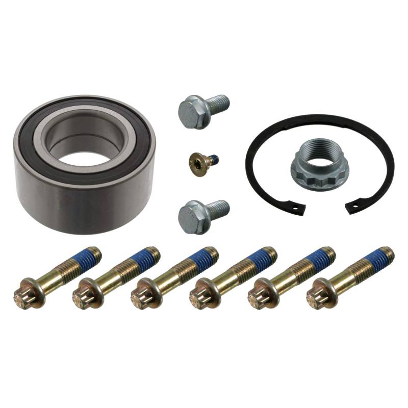 febi bilstein 21873 Radlagersatz mit Befestigungsschrauben, Achsmutter und Sicherungsring , 1 Stück febi bilstein 21873 Radlagersatz mit Befestigungsschrauben, Achsmutter und Sicherungsring , 1 Stück von febi bilstein