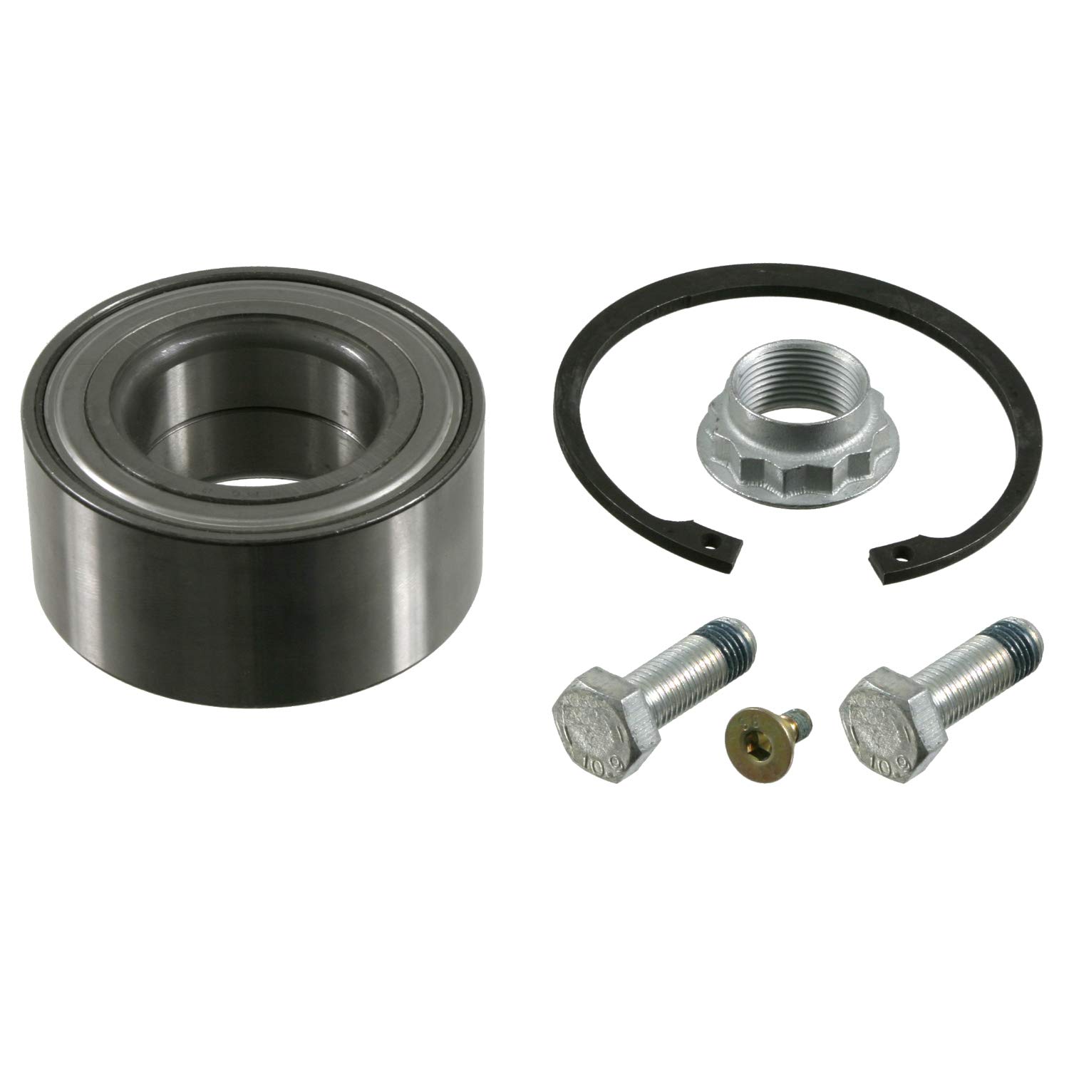febi bilstein 21887 Radlagersatz mit Befestigungsschrauben, Achsmutter und Sicherungsring , 1 Stück febi bilstein 21887 Radlagersatz mit Befestigungsschrauben, Achsmutter und Sicherungsring , 1 Stück von febi bilstein