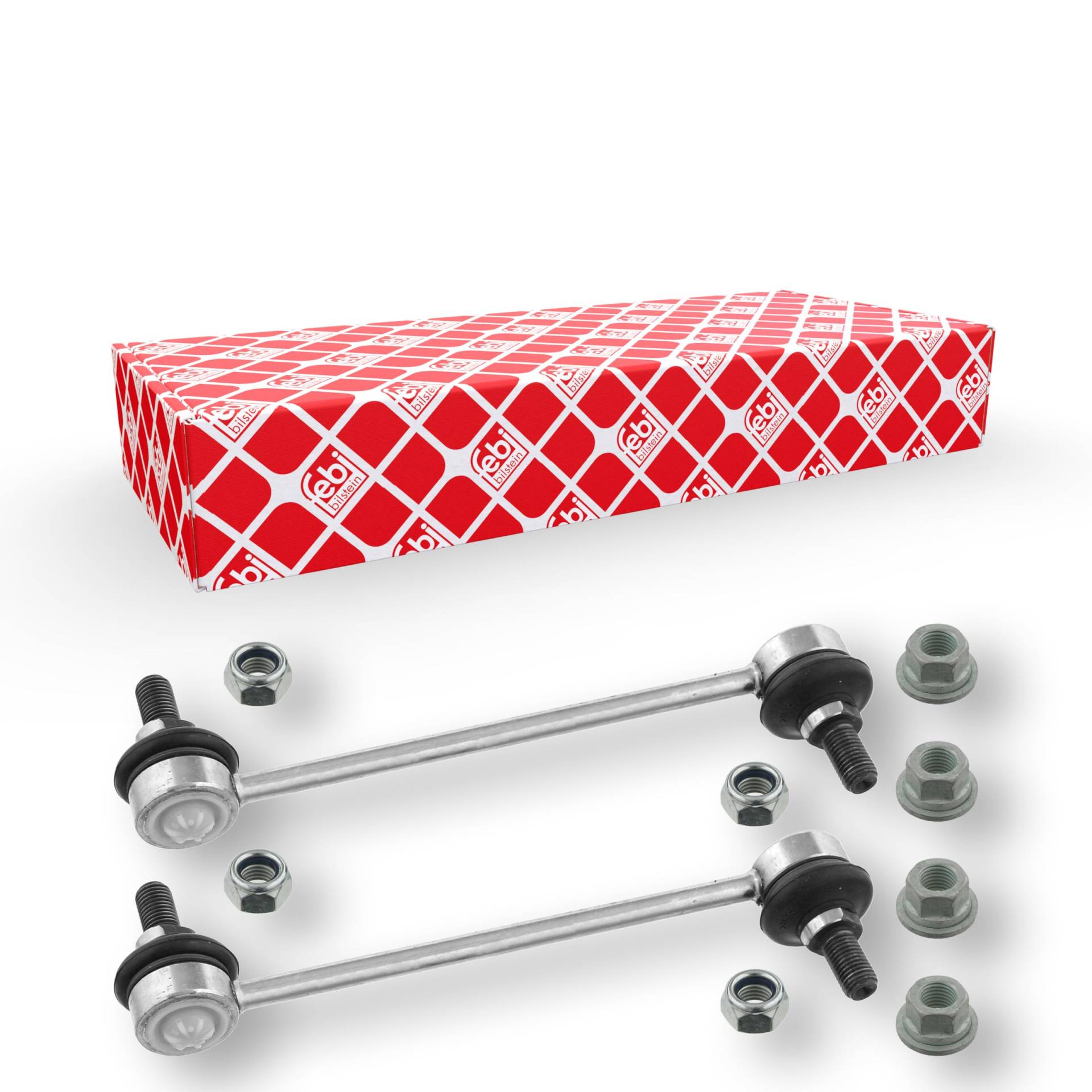 febi bilstein 24863 Verbindungsstangensatz mit Sicherungsmuttern , 1 Stück, silber febi bilstein 24863 Verbindungsstangensatz mit Sicherungsmuttern , 1 Stück, silber von febi bilstein
