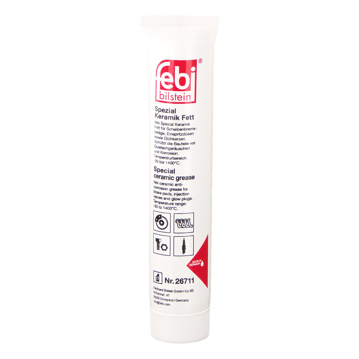 febi bilstein 26711 Keramikpaste universell verwendbar, 100 Gramm, weiß febi bilstein 26711 Keramikpaste universell verwendbar, 100 Gramm, weiß von febi bilstein