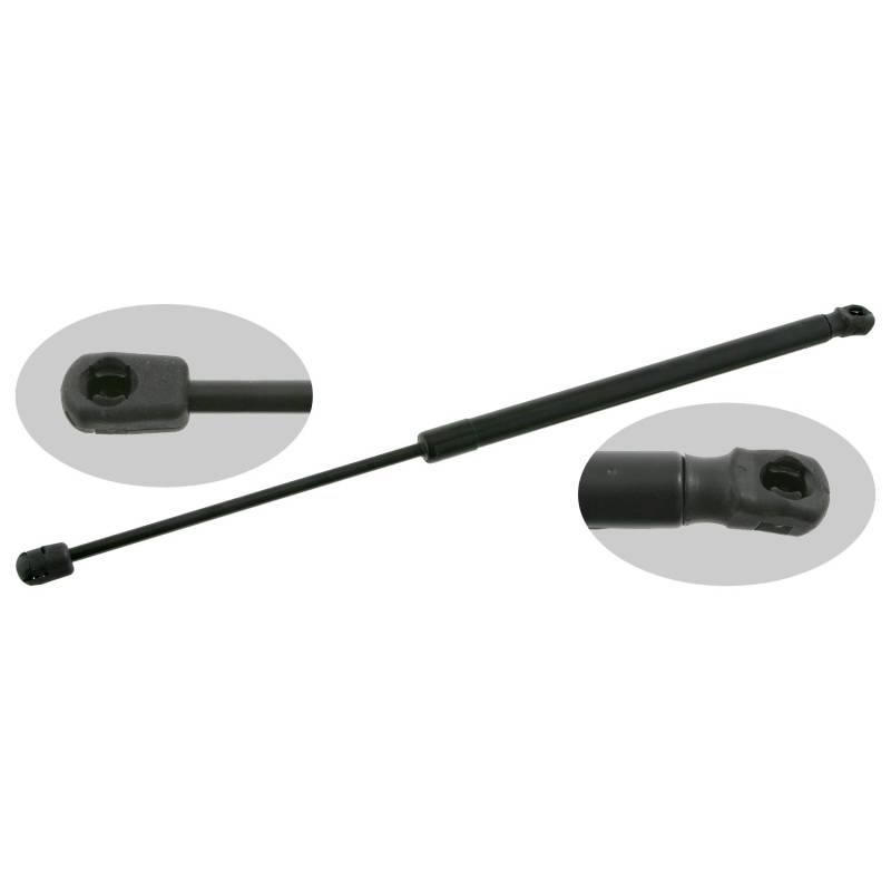 febi bilstein 27676 Gasdruckfeder für Heckklappe , 1 Stück, Schwarz von febi bilstein