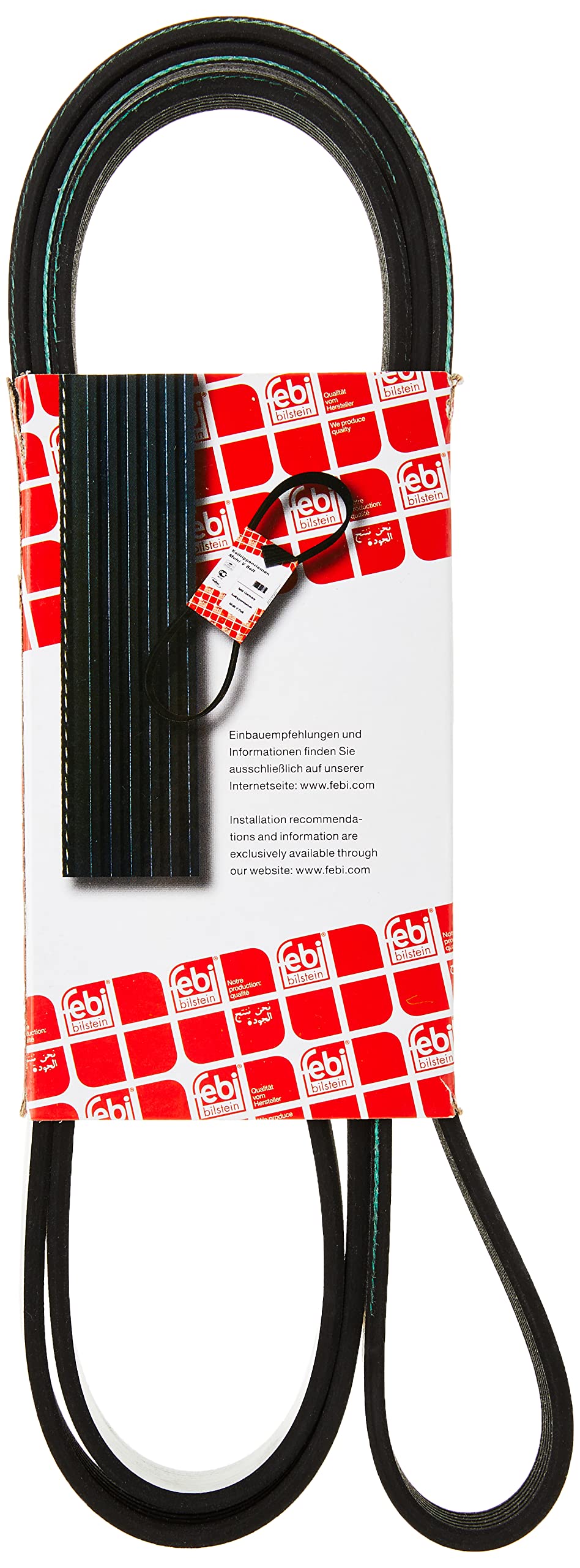 febi bilstein 28986 Keilrippenriemen , Rippenanzahl 6 , 1 Stück, Schwarz febi bilstein 28986 Keilrippenriemen , Rippenanzahl 6 , 1 Stück, Schwarz von febi bilstein