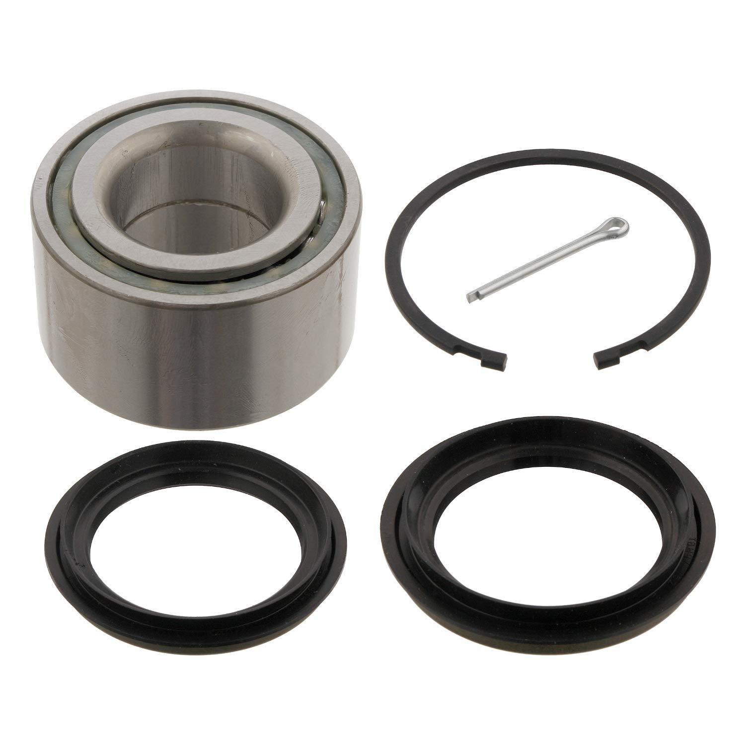 febi bilstein 31252 Radlagersatz mit Wellendichtring, Sicherungsring und Splint , 1 Stück von febi bilstein