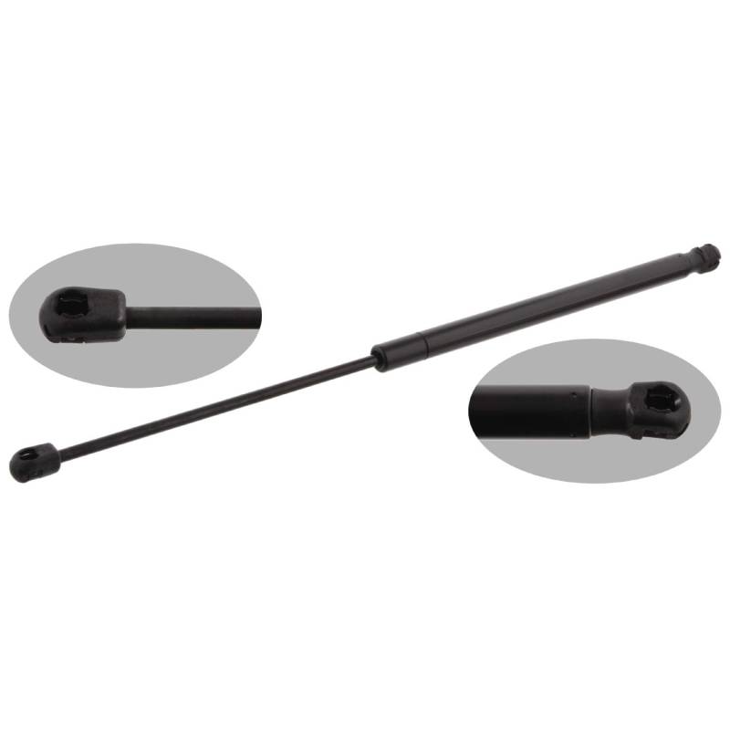 febi bilstein 31955 Gasdruckfeder für Heckklappe , 1 Stück, Schwarz von febi bilstein