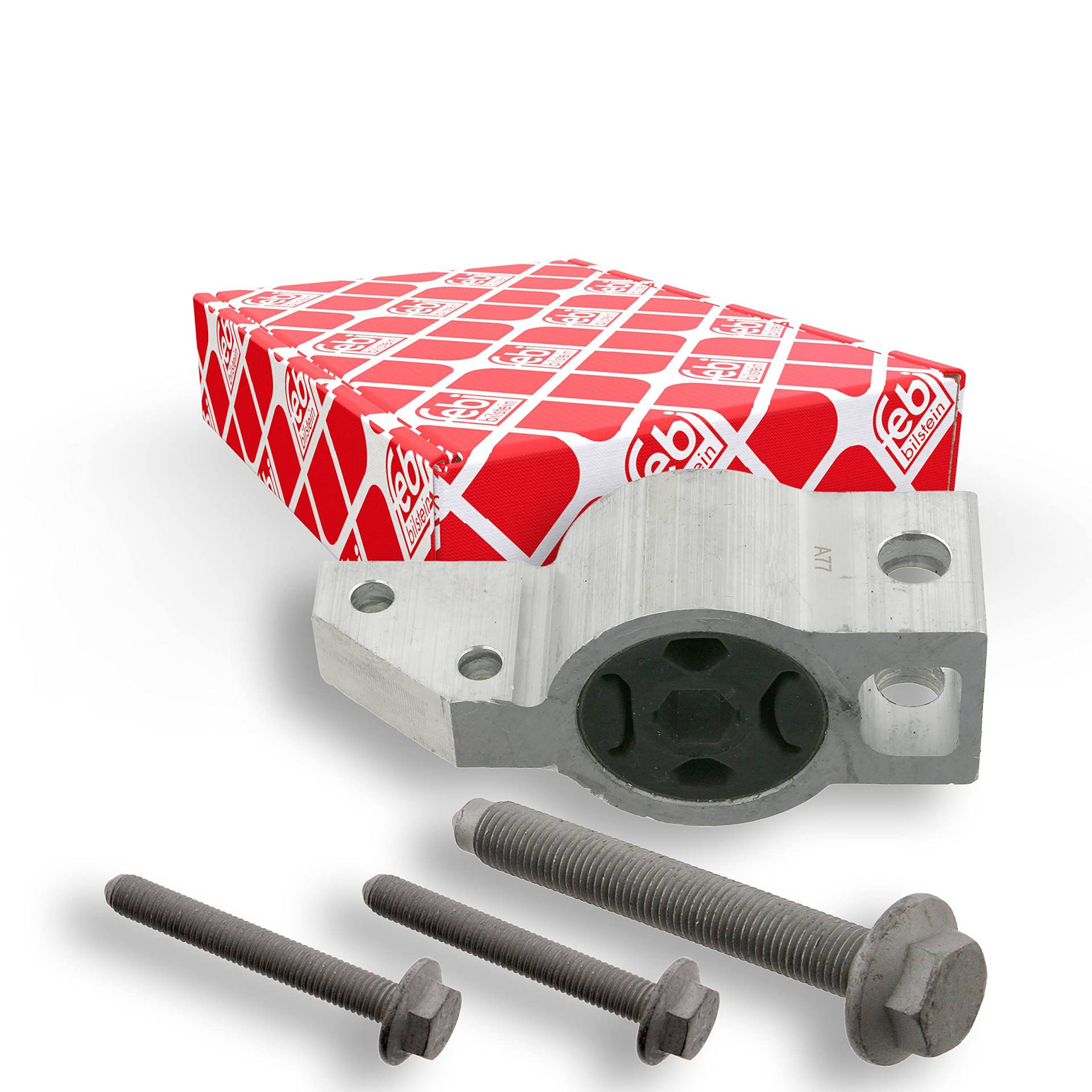 febi bilstein 32541 Querlenkerlager mit Halter und Schrauben , 1 Stück,silver von febi bilstein
