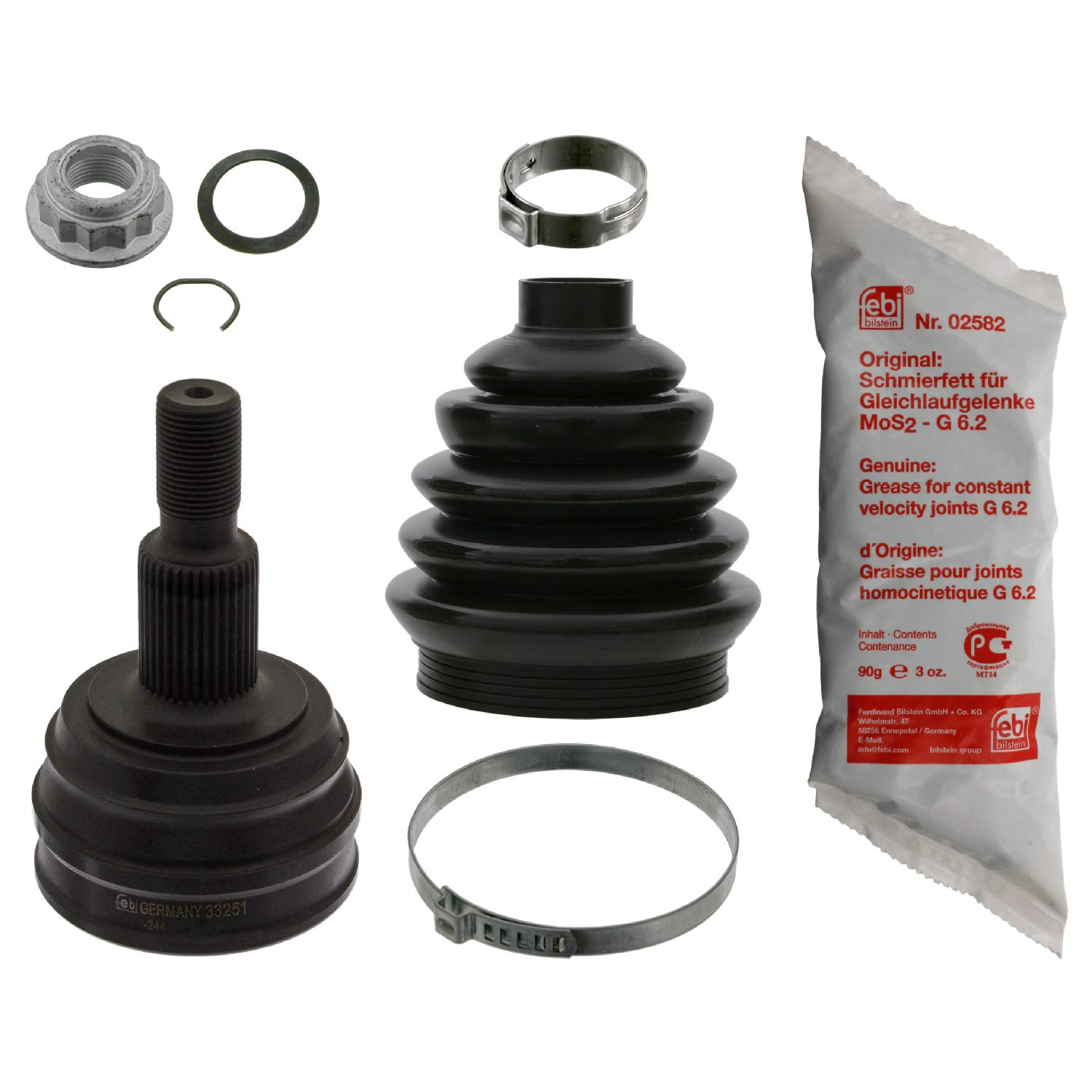 febi bilstein 33252 Antriebswellengelenksatz , 1 Stück febi bilstein 33252 Antriebswellengelenksatz , 1 Stück von febi bilstein