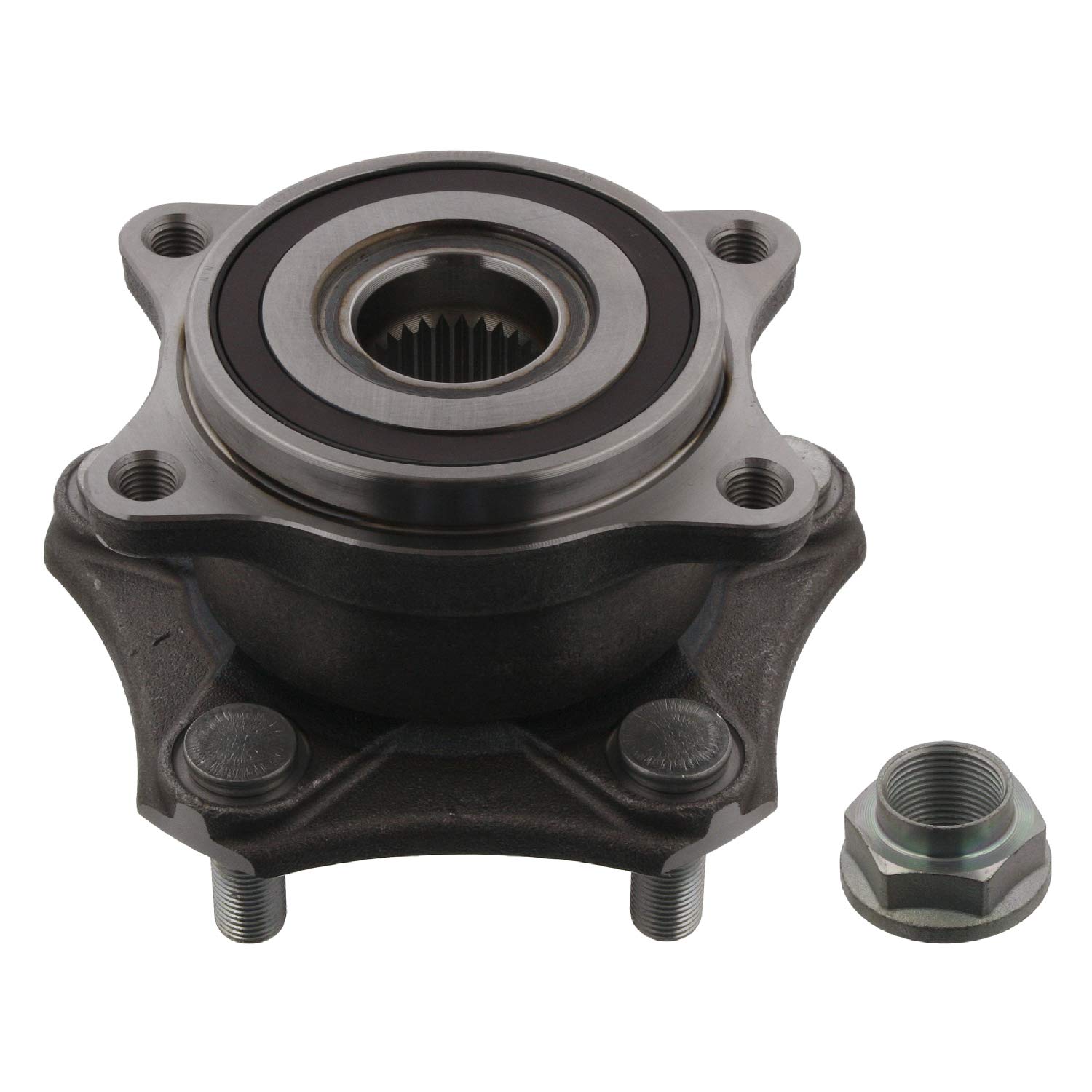 febi bilstein 33915 Radlagersatz mit Radnabe, ABS-Impulsring und Achsmutter , 1 Stück febi bilstein 33915 Radlagersatz mit Radnabe, ABS-Impulsring und Achsmutter , 1 Stück von febi bilstein