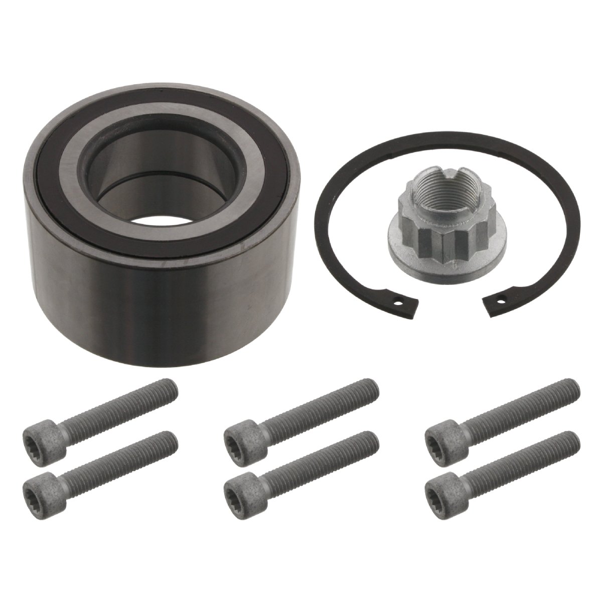 febi bilstein 34789 Radlagersatz mit Achsmutter, Befestigungsschrauben und Sicherungsring , 1 Stück febi bilstein 34789 Radlagersatz mit Achsmutter, Befestigungsschrauben und Sicherungsring , 1 Stück von febi bilstein