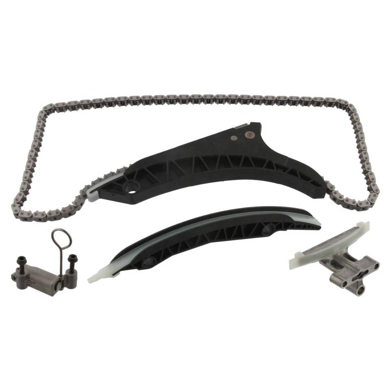 febi bilstein 36320 Steuerkettensatz für Nockenwelle, mit Gleitschienen und Kettenspanner , 1 Stück von febi bilstein
