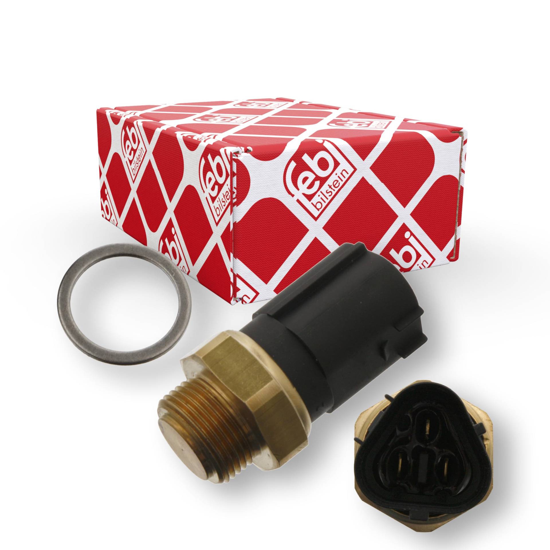 febi bilstein 36563 Thermoschalter für Kühlerlüfter, mit Dichtring , 1 Stück, Gold febi bilstein 36563 Thermoschalter für Kühlerlüfter, mit Dichtring , 1 Stück, Gold von febi bilstein