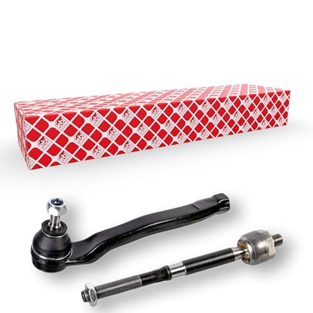 febi bilstein 37618 Spurstange mit Endstück, Mutter und Sicherungsmutter , 1 Stück von febi bilstein