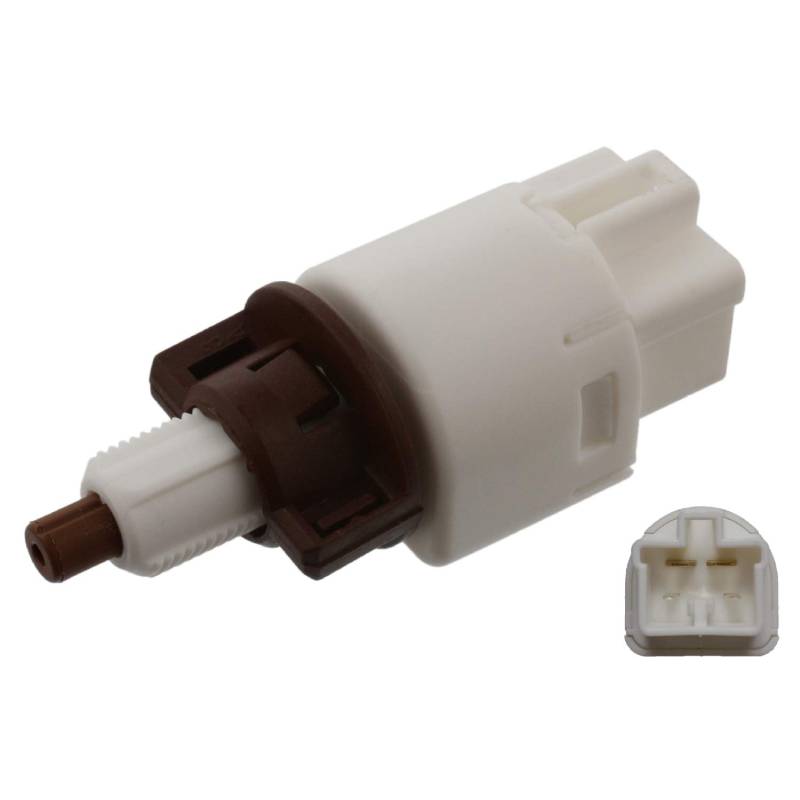 febi bilstein 37679 Bremslichtschalter mit Druckteller , 1 Stück, weiß von febi bilstein