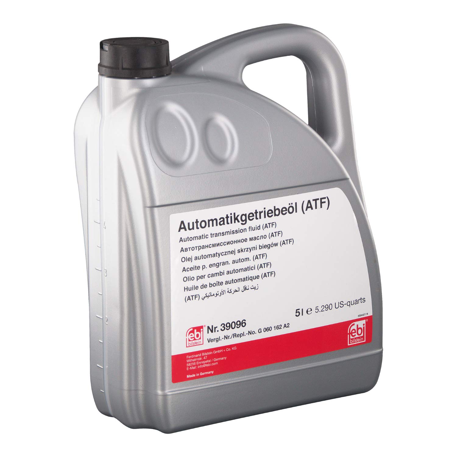 febi bilstein 39096 Automatikgetriebeöl (ATF) , 5 Liter von febi bilstein