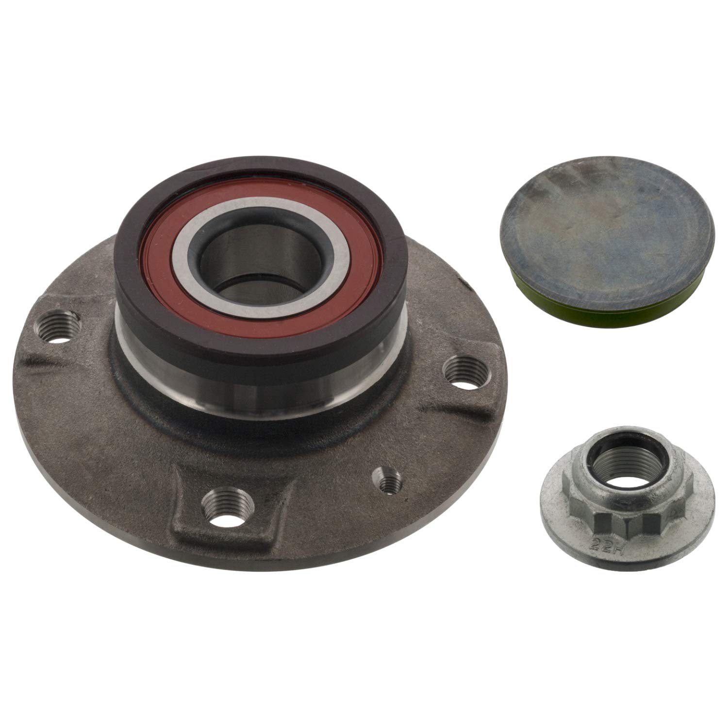 febi bilstein 40660 Radlagersatz mit Radnabe, Achsmutter und Staubkappe , 1 Stück febi bilstein 40660 Radlagersatz mit Radnabe, Achsmutter und Staubkappe , 1 Stück von febi bilstein