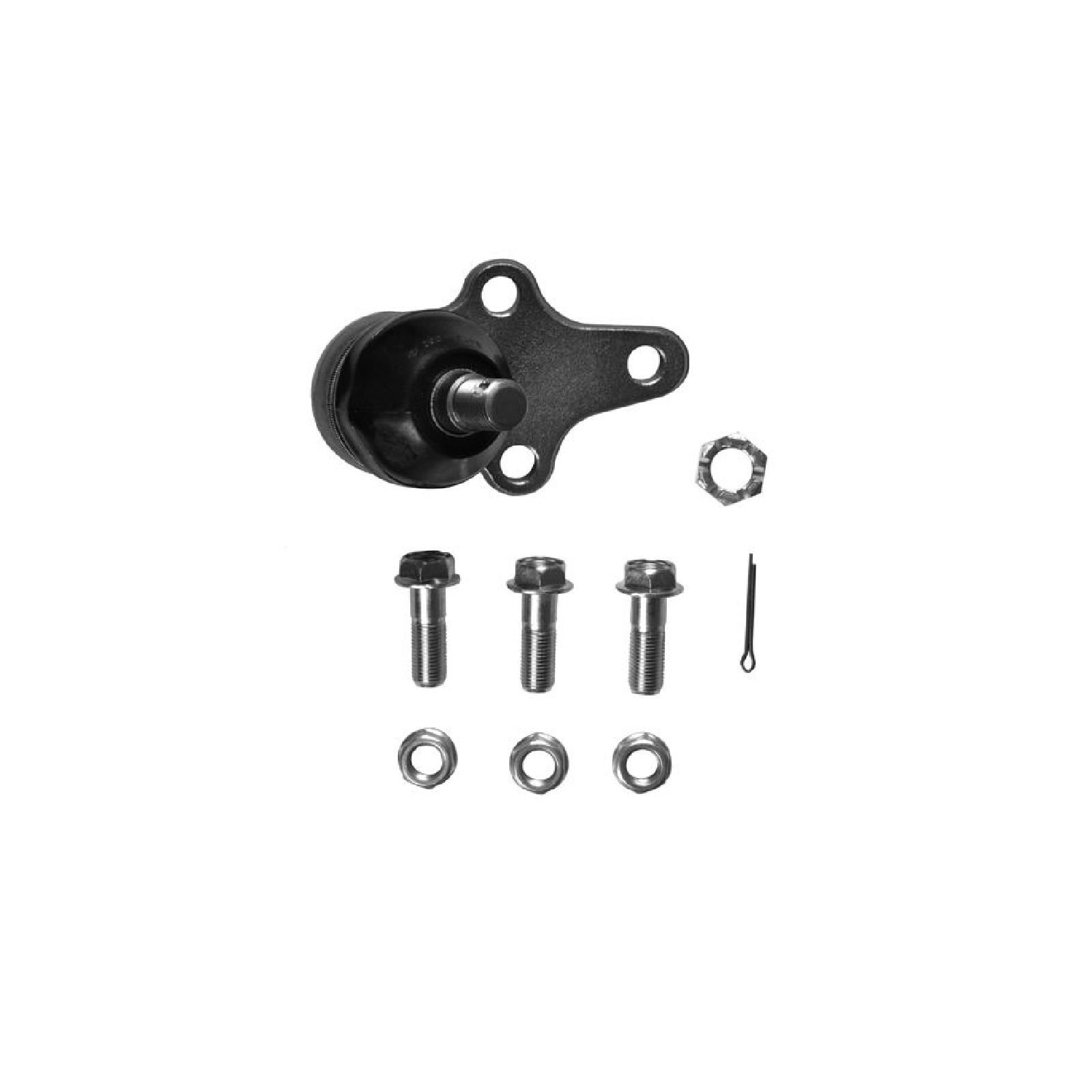 febi bilstein 43075 Traggelenk mit Kronenmutter, Splint, Sicherungsmuttern und Schrauben , 1 Stück febi bilstein 43075 Traggelenk mit Kronenmutter, Splint, Sicherungsmuttern und Schrauben , 1 Stück von febi bilstein