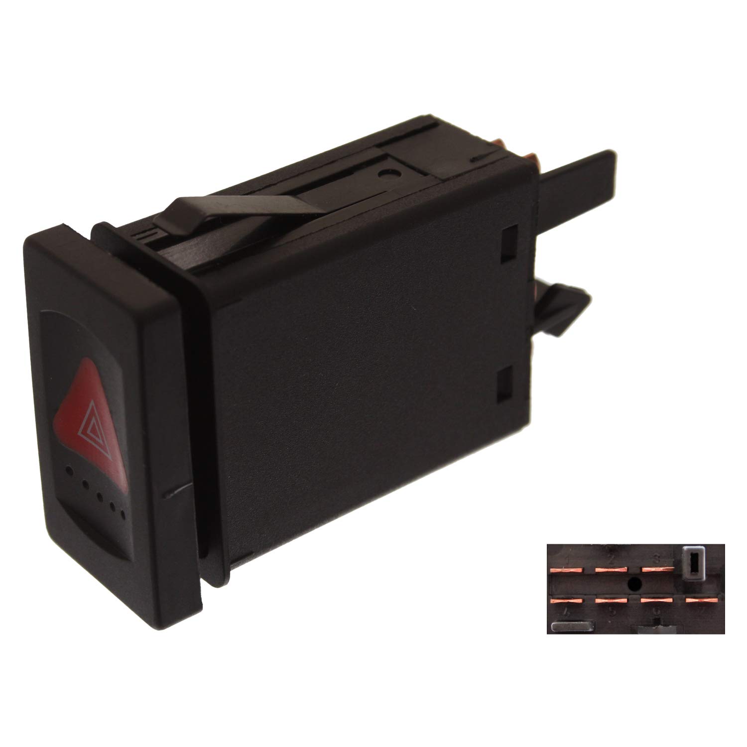 febi bilstein 44701 Warnblinkschalter mit Relais , 1 Stück, black, red febi bilstein 44701 Warnblinkschalter mit Relais , 1 Stück, black, red von febi bilstein