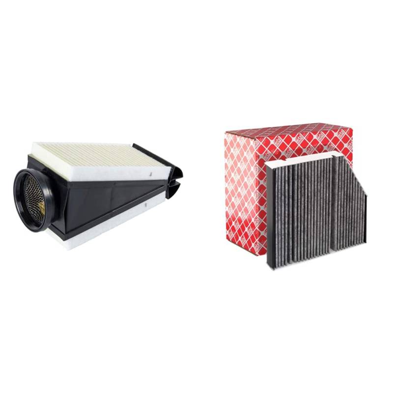 febi bilstein 49658 Luftfilter, 1 Stück & 105817 Innenraumfilter, 1 Stück von febi bilstein
