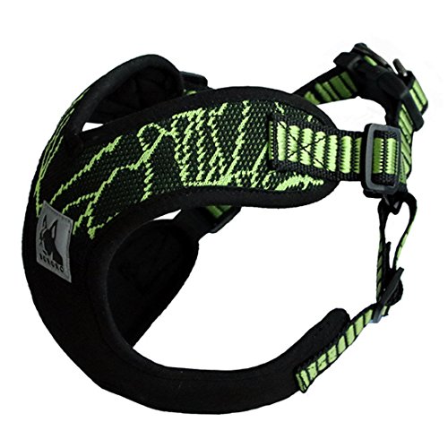 No-Pull-Hundegeschirr Sicher Brustgeschirre Vest Harness Verstellbares Führendes Welpengeschirr Reflektierende Sport Training Laufgeschirre Haustier Geschirr für Kleine und Mittelgroße Hunde (M, grün) von feiling