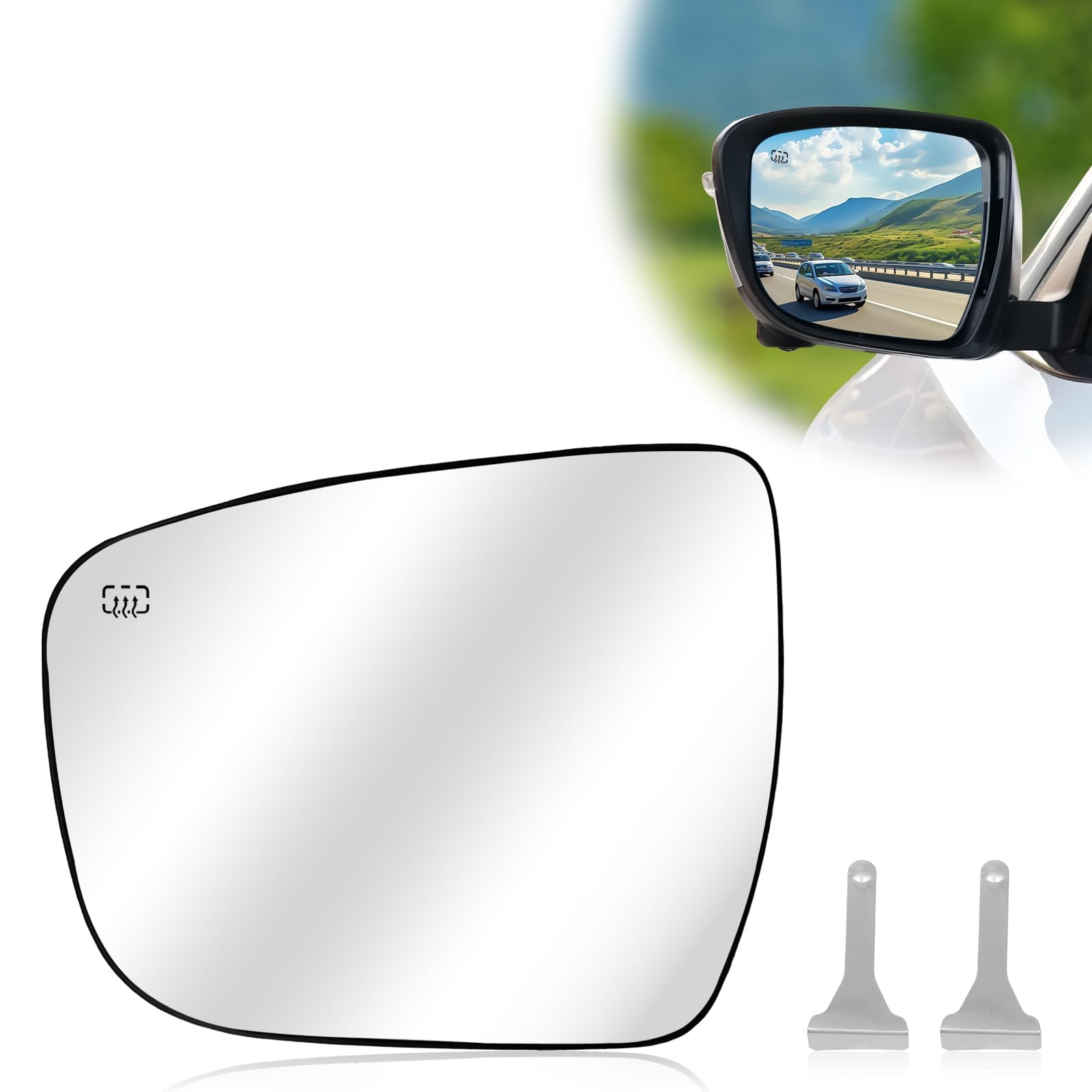 Auto Ersatzspiegel für Nissan Rogue 2014-2020 Murano 2015-2021 Pathfinder 2017-2020 963654BA1A,Beheizbar Außenspiegel Beheizbar Spiegelglas Ersatz Spiegelglas Heizbar Außenspiegel Glas Ersatz Auto Ersatzspiegel für Nissan Rogue 2014-2020 Murano 2015-2021 Pathfinder 2017-2020 963654BA1A,Beheizbar Außenspiegel Beheizbar Spiegelglas Ersatz Spiegelglas Heizbar Außenspiegel Glas Ersatz von ffLilee