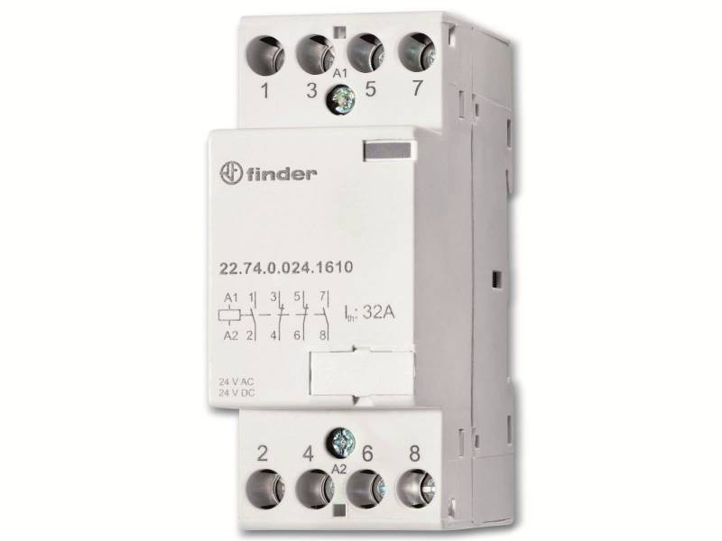 Finder 22.74.0.230.1310 Installationsschütz 4 Schließer 230 V 1 St. von finder