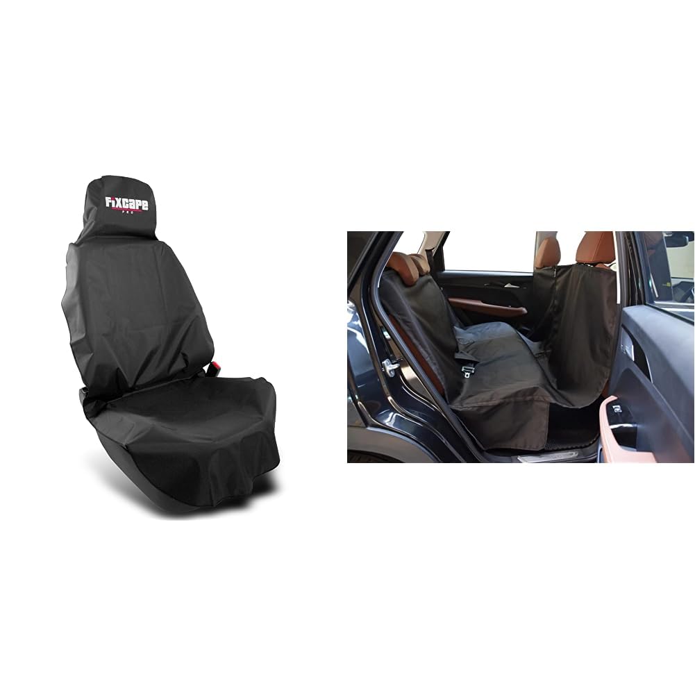 fixcape universal Autositzbezug Autositzauflage Sitzbezug Schonbezug Werkstatt-sitzschoner Sitzauflage Autositz-bezüge Auto Fahrersitz wasserdicht & Amazon Basics Auto-Rücksitzabdeckung für Hunde fixcape universal Autositzbezug Autositzauflage Sitzbezug Schonbezug Werkstatt-sitzschoner Sitzauflage Autositz-bezüge Auto Fahrersitz wasserdicht & Amazon Basics Auto-Rücksitzabdeckung für Hunde von fixcape