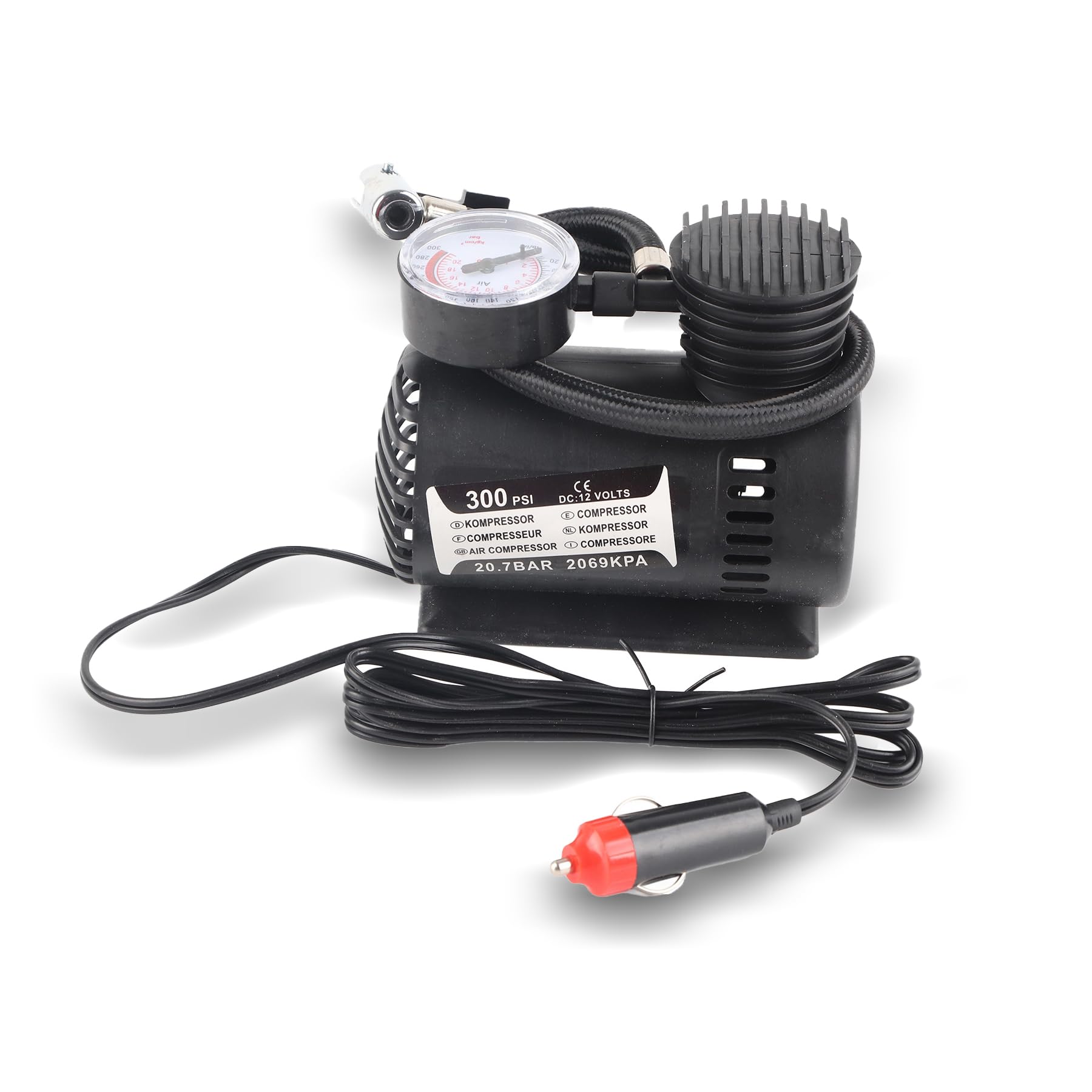 flexman Auto Luftpumpe, 5.3 X 4.7 X 2.8in Zifferblatt Design ABS Kunststoff Einzylinder Fußluftpumpe, Tragbare Mini Reifenpumpe für Auto, Motorrad, Fahrrad, Gummiboot, Ballspiel flexman Auto Luftpumpe, 5.3 X 4.7 X 2.8in Zifferblatt Design ABS Kunststoff Einzylinder Fußluftpumpe, Tragbare Mini Reifenpumpe für Auto, Motorrad, Fahrrad, Gummiboot, Ballspiel von flexman