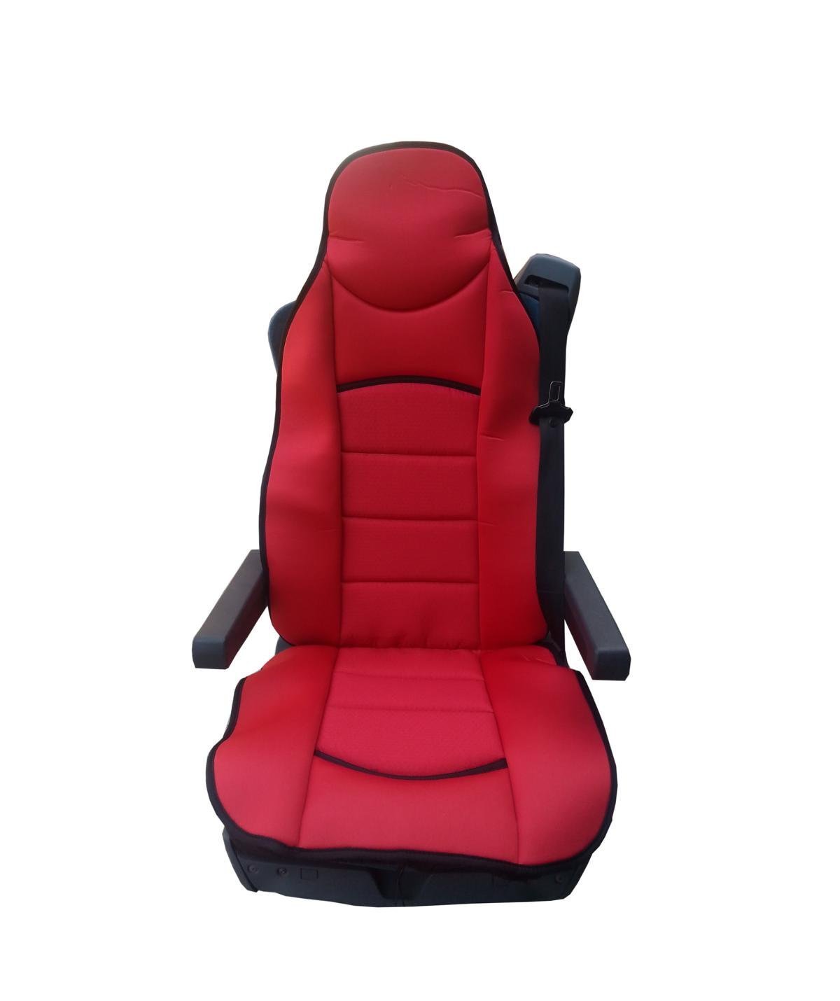 1 x Rot Universal Premium Komfort Gepolsterter Sitzbezug Kissen für Truck Cab Wohnmobil von flexzon