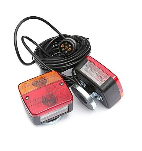 flexzon Rückleuchte mit 4 Funktionen 7,5 m + 2,5 m Kabel für Anhänger-Licht Anhänger-Licht Anhänger-Lichtbrett Wohnwagen Van flexzon Rückleuchte mit 4 Funktionen 7,5 m + 2,5 m Kabel für Anhänger-Licht Anhänger-Licht Anhänger-Lichtbrett Wohnwagen Van von flexzon