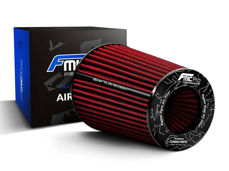 FMIC.Pro Performance Universal Sport Luftfilter Länge 200mm Durchmesser 76mm von fmic.eu PERFORMANCE