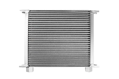 Ölkühler 30 Reihen Universal Zusatz Öl Kühlung Feminines silber von FMIC.EU PERFORMANCE