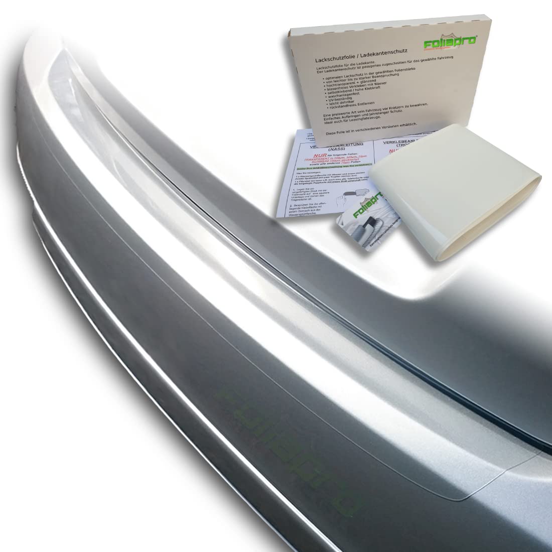 foliapro Lackschutzfolie Ladekantenschutz-Folie transparent - Fahrzeug und Foliensorte wählbar - für VW T5 Multivan - 320µ foliapro Lackschutzfolie Ladekantenschutz-Folie transparent - Fahrzeug und Foliensorte wählbar - für VW T5 Multivan - 320µ von foliapro
