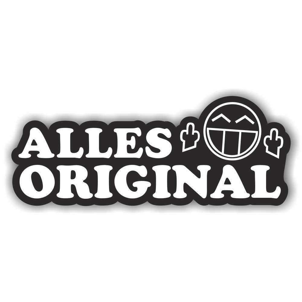 Folien-Zentrum - Alles Original 15 x 6 cm - hochwertiger Aufkleber Auto Tuning - OEM & JDM Auto Sticker - Lustige Aufkleber für Auto - Stickerbomb - Autoaufkleber - Made in Germany (1) Folien-Zentrum - Alles Original 15 x 6 cm - hochwertiger Aufkleber Auto Tuning - OEM & JDM Auto Sticker - Lustige Aufkleber für Auto - Stickerbomb - Autoaufkleber - Made in Germany (1) von folien-zentrum