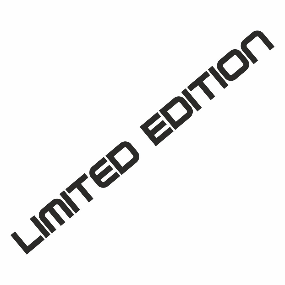 Folien-Zentrum - Limited Edition Schwarz 20 x 1,5 cm - Hochwertiger Aufkleber für Auto Tuning - OEM & JDM Sticker - Lustige Autoaufkleber - Stickerbomb - Made in Germany von folien-zentrum