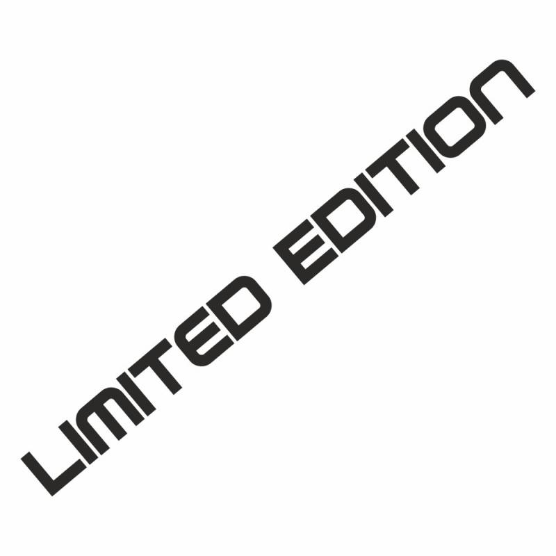 Folien-Zentrum - Limited Edition Schwarz 20 x 1,5 cm - Hochwertiger Aufkleber für Auto Tuning - OEM & JDM Sticker - Lustige Autoaufkleber - Stickerbomb - Made in Germany von folien-zentrum