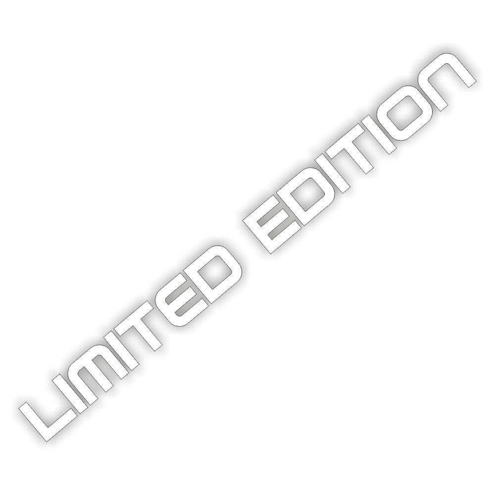 folien-zentrum - Limited Edition Weiß 20 x 1,5 cm - hochwertiger Aufkleber Auto Tuning - OEM & JDM Auto Sticker - Lustige Aufkleber für Auto - Stickerbomb - Autoaufkleber - Made in Germany von folien-zentrum