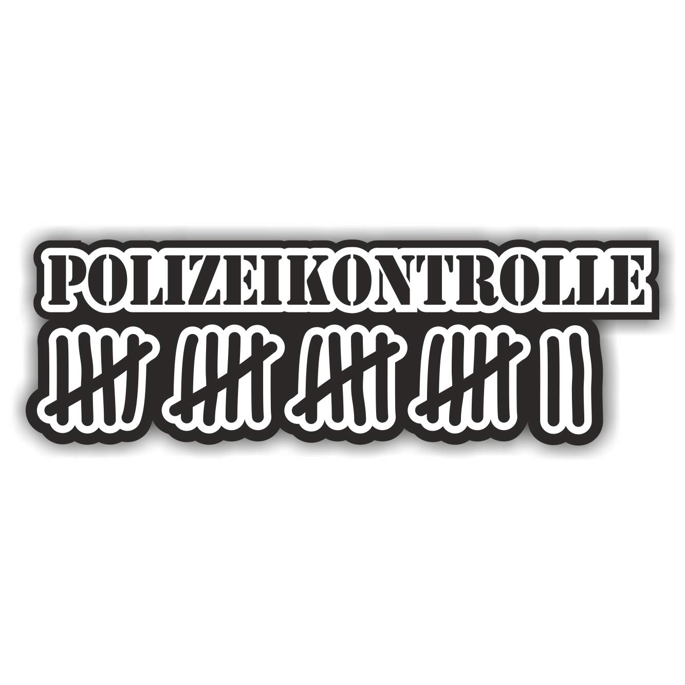 Folien-Zentrum - Polizeikontrolle 16 x 5 cm - hochwertiger Aufkleber Auto Tuning - OEM & JDM Auto Sticker - Lustige Aufkleber für Auto - Stickerbomb - Autoaufkleber - Made in Germany Folien-Zentrum - Polizeikontrolle 16 x 5 cm - hochwertiger Aufkleber Auto Tuning - OEM & JDM Auto Sticker - Lustige Aufkleber für Auto - Stickerbomb - Autoaufkleber - Made in Germany von folien-zentrum