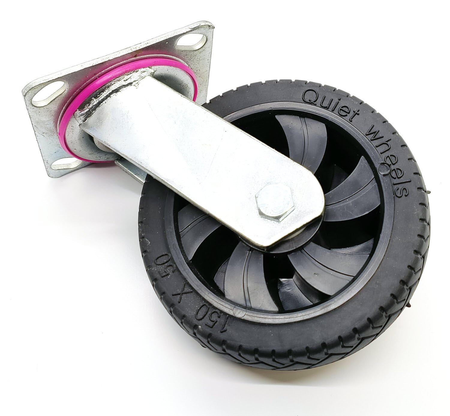 150 mm robuste Gummi-Lenkrolle für Trolley-Rollen, 150 mm 150 mm robuste Gummi-Lenkrolle für Trolley-Rollen, 150 mm von fonefunshop