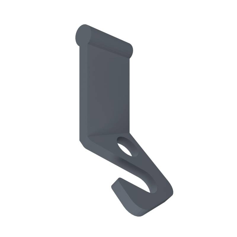 Haken kompatibel für Fiamma Thule Omnistor Kederschiene Öse Markisen 7mm 5 Stück Farbe Grau von fossi3D