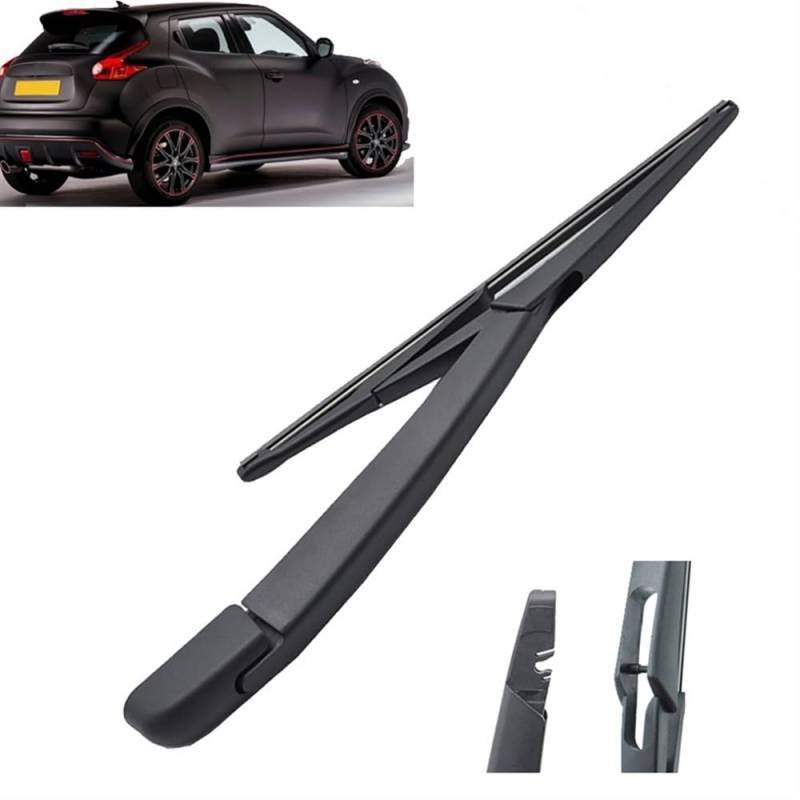 Scheibenwischer vorne und hinten Wischerblätter Set für Nissan Juke 2010–2019，Double-action ist oben ohne windschutz-kratzer von fqlmauto