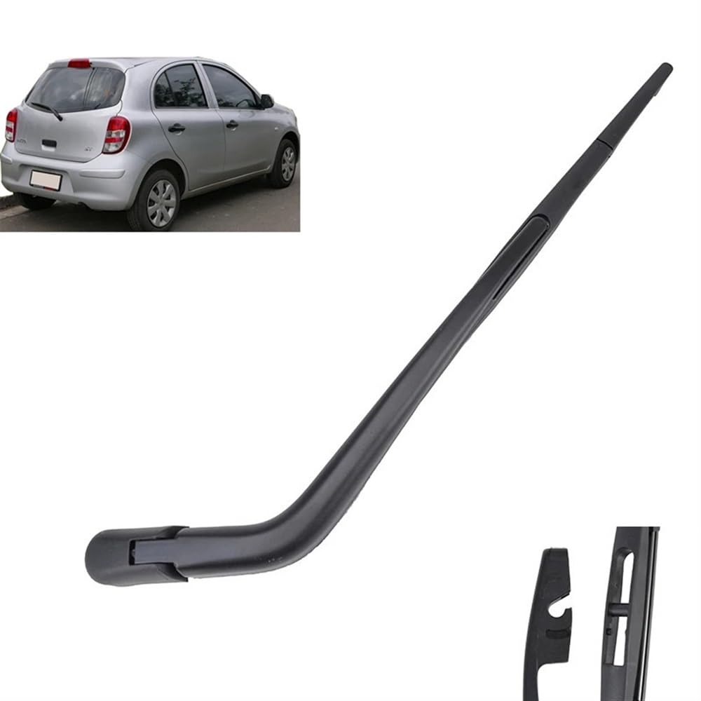 Scheibenwischer vorne und hinten Wischerblätter Set für Nissan Micra March Schrägheck K13 2010–2015,Double-action ist oben ohne windschutz-kratzer Scheibenwischer vorne und hinten Wischerblätter Set für Nissan Micra March Schrägheck K13 2010–2015,Double-action ist oben ohne windschutz-kratzer von fqlmauto