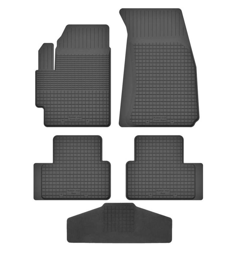 Fußmatte Fahrerseite für Citroen C4 Picasso 2006-2013 Gummi Gumimatten von fussmattenheld
