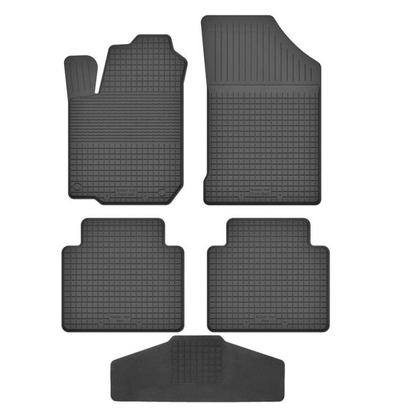 Fußmatte Fahrerseite für Citroen C6 2005-2012 Gummi Gumimatten von fussmattenheld