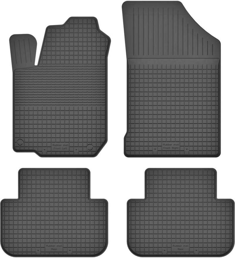 Fußmatten Vorne, Hinten 4er Set für Toyota Verso 2009-2018 Gummi Gumimatten von fussmattenheld