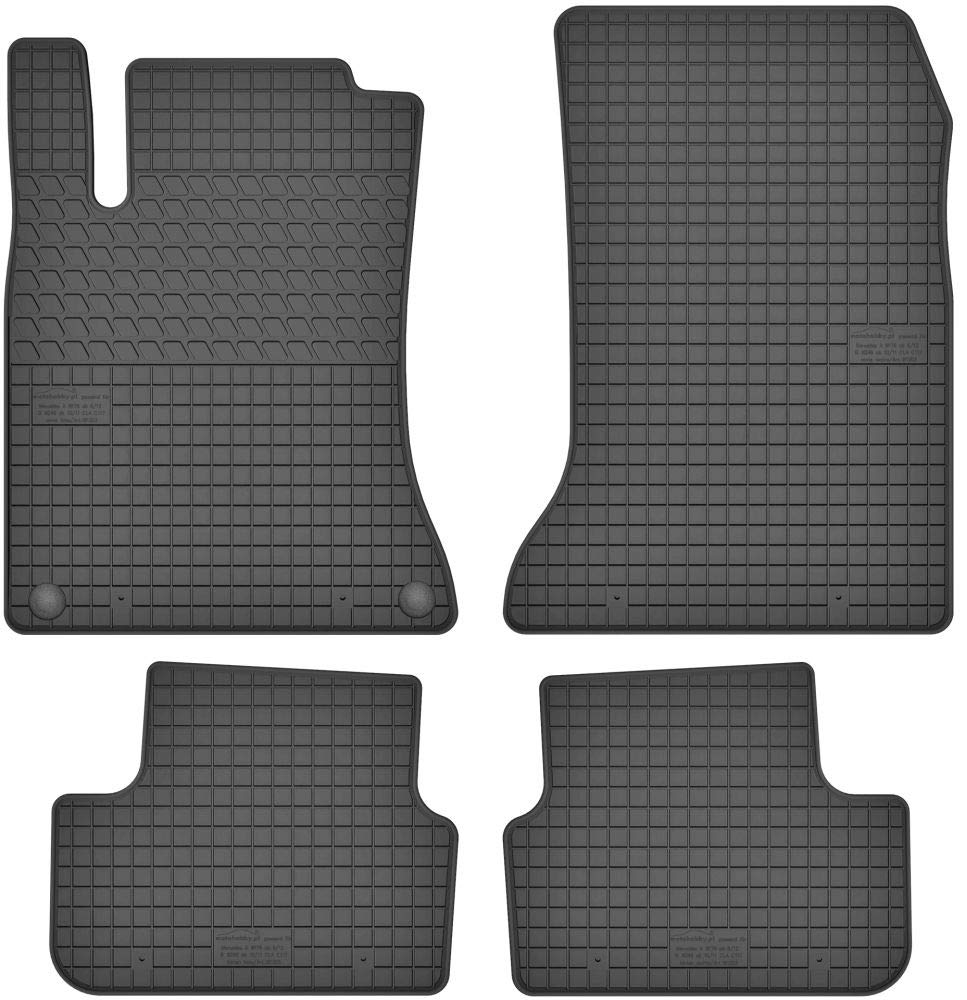 Fußmatten Vorne und Hinten 4er Set für Mercedes Benz A-Klasse W176 2012-2018 Gummi Gummimatten von fussmattenheld